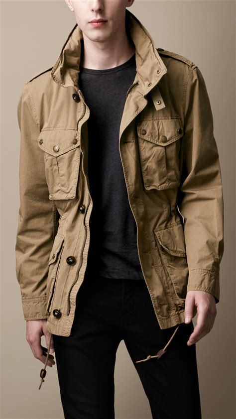 burberry mens coat bloomingdale's|Cotton Field Jacket in Heron .